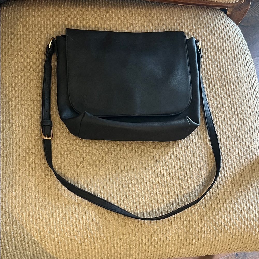 Browning Black Leather Crossbody Bag